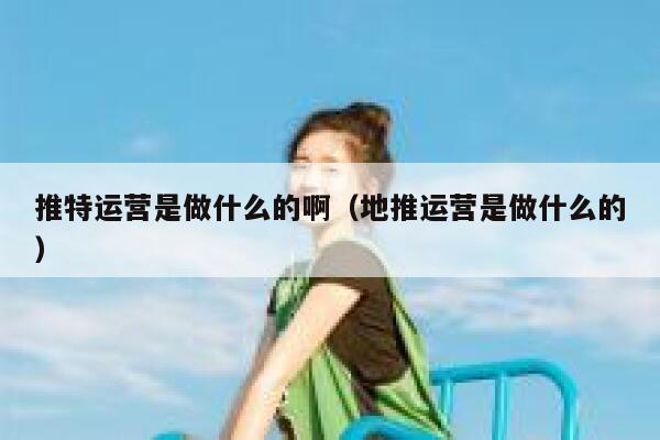 推特运营是做什么的啊(地推运营是做什么的) 第1张 推特运营是做什么的啊(地推运营是做什么的) 第1张
