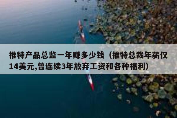 推特产品总监一年赚多少钱(推特总裁年薪仅14美元,曾连续3年放弃工资和各种福利) 第1张 推特产品总监一年赚多少钱(推特总裁年薪仅14美元,曾连续3年放弃工资和各种福利) 第1张