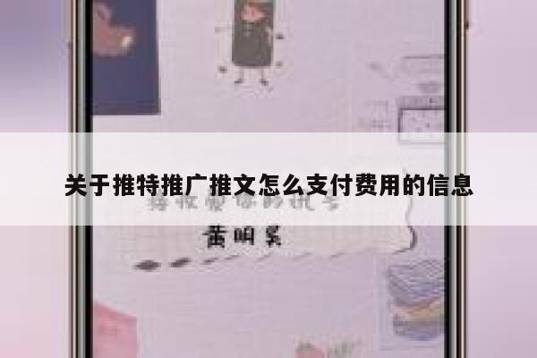 关于推特推广推文怎么支付费用的信息 第1张