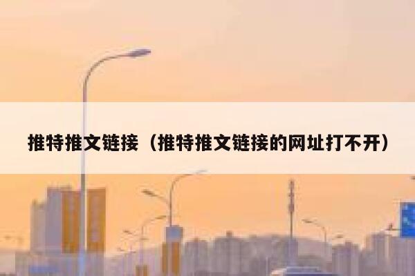 推特推文链接(推特推文链接的网址打不开) 第1张 推特推文链接(推特推文链接的网址打不开) 第1张