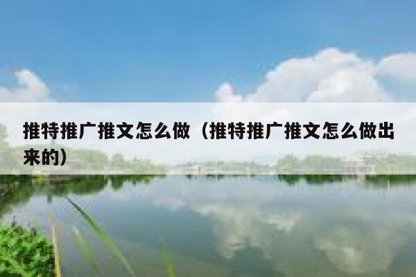 推特推广推文怎么做(推特推广推文怎么做出来的) 第1张 推特推广推文怎么做(推特推广推文怎么做出来的) 第1张