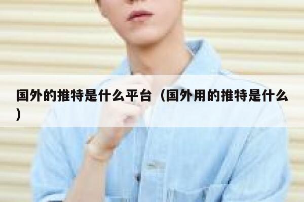 国外的推特是什么平台（国外用的推特是什么） 第1张