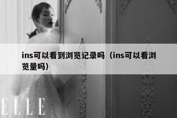 ins可以看到浏览记录吗(ins可以看浏览量吗) 第1张 ins可以看到浏览记录吗(ins可以看浏览量吗) 第1张