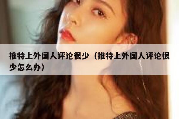 推特上外国人评论很少（推特上外国人评论很少怎么办） 第1张