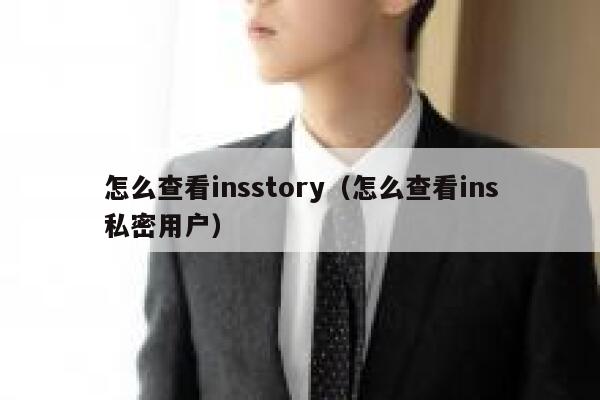 怎么查看insstory(怎么查看ins私密用户) 第1张 怎么查看insstory(怎么查看ins私密用户) 第1张