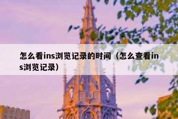 怎么看ins浏览记录的时间（怎么查看ins浏览记录） 第1张