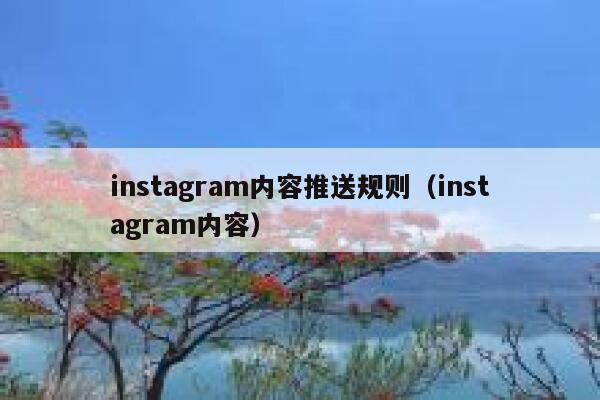 instagram内容推送规则(instagram内容) 第1张 instagram内容推送规则(instagram内容) 第1张