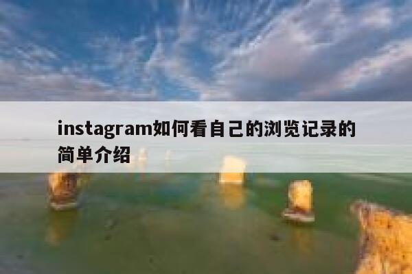 instagram如何看自己的浏览记录的简单介绍 第1张