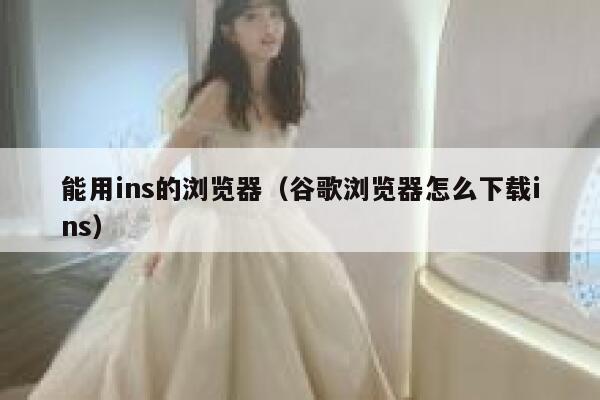 能用ins的浏览器（谷歌浏览器怎么下载ins） 第1张