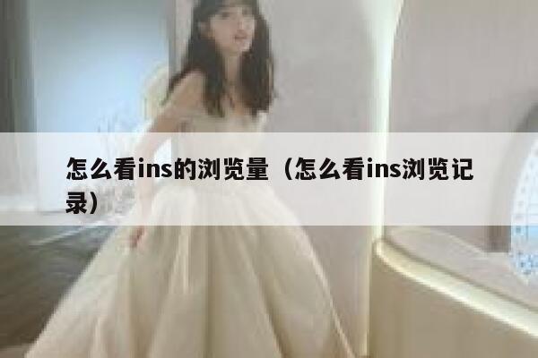 怎么看ins的浏览量（怎么看ins浏览记录） 第1张