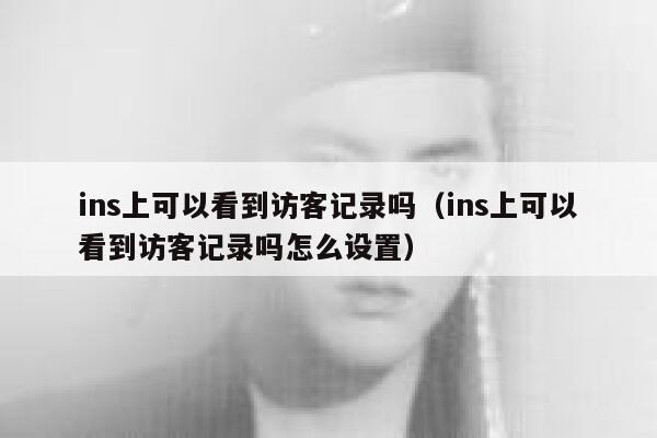 ins上可以看到访客记录吗(ins上可以看到访客记录吗怎么设置) 第1张 ins上可以看到访客记录吗(ins上可以看到访客记录吗怎么设置) 第1张
