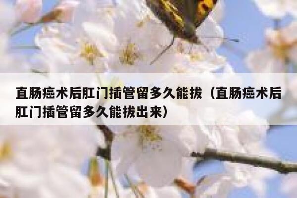 直肠癌术后肛门插管留多久能拔（直肠癌术后肛门插管留多久能拔出来） 第1张