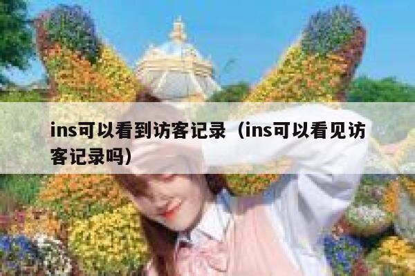 ins可以看到访客记录(ins可以看见访客记录吗) 第1张 ins可以看到访客记录(ins可以看见访客记录吗) 第1张
