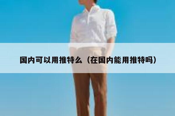 国内可以用推特么(在国内能用推特吗) 第1张 国内可以用推特么(在国内能用推特吗) 第1张