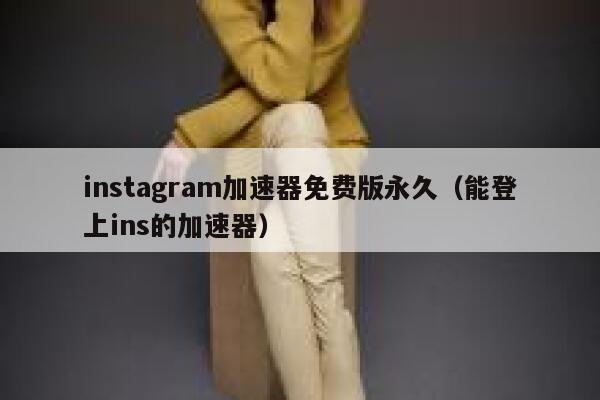 instagram加速器免费版永久（能登上ins的加速器） 第1张