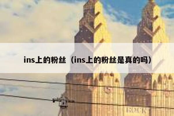 ins上的粉丝(ins上的粉丝是真的吗) 第1张 ins上的粉丝(ins上的粉丝是真的吗) 第1张