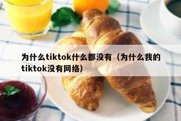 为什么tiktok什么都没有(为什么我的tiktok没有网络) 第1张 为什么tiktok什么都没有(为什么我的tiktok没有网络) 第1张