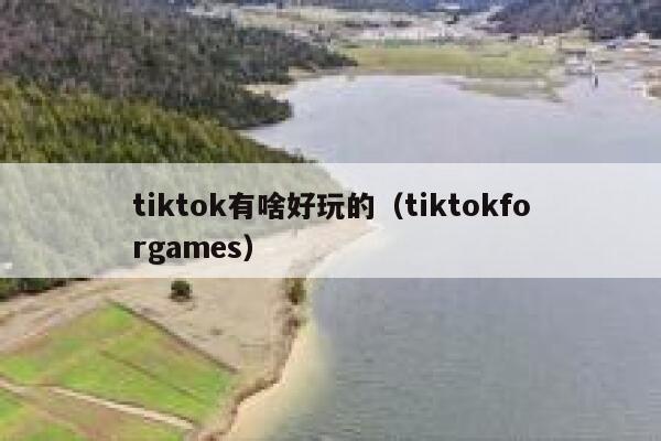 tiktok有啥好玩的(tiktokforgames) 第1张 tiktok有啥好玩的(tiktokforgames) 第1张