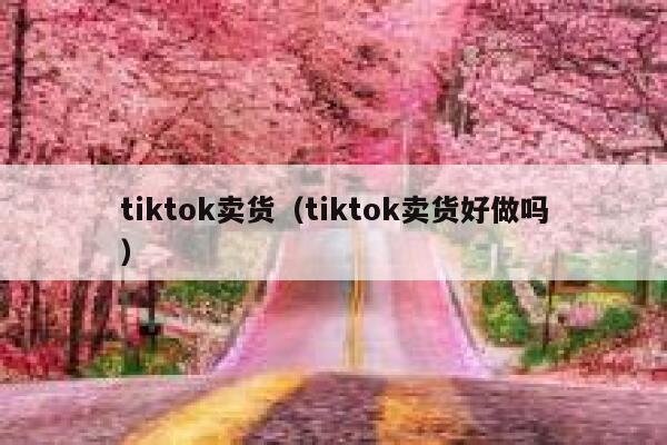 tiktok卖货(tiktok卖货好做吗) 第1张 tiktok卖货(tiktok卖货好做吗) 第1张