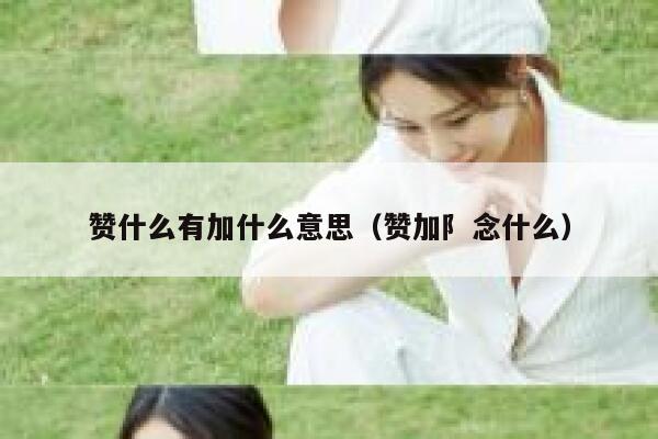 赞什么有加什么意思(赞加阝念什么) 第1张 赞什么有加什么意思(赞加阝念什么) 第1张