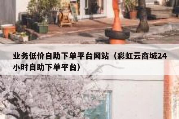 业务低价自助下单平台网站(彩虹云商城24小时自助下单平台) 第1张 业务低价自助下单平台网站(彩虹云商城24小时自助下单平台) 第1张