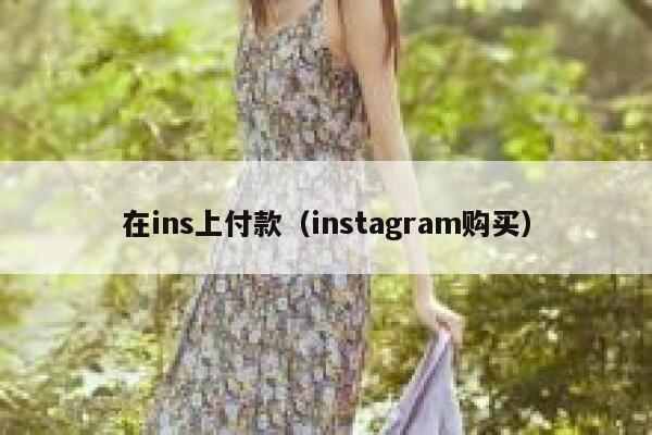 在ins上付款(instagram购买) 第1张 在ins上付款(instagram购买) 第1张