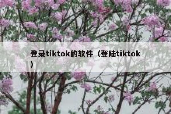 登录tiktok的软件(登陆tiktok) 第1张 登录tiktok的软件(登陆tiktok) 第1张