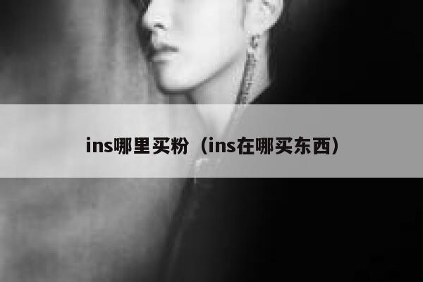 ins哪里买粉(ins在哪买东西) 第1张 ins哪里买粉(ins在哪买东西) 第1张