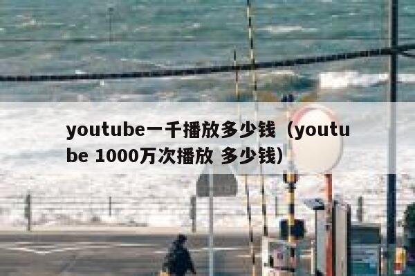 youtube一千播放多少钱(youtube 1000万次播放 多少钱) 第1张 youtube一千播放多少钱(youtube 1000万次播放 多少钱) 第1张