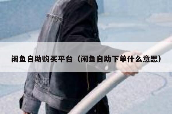 闲鱼自助购买平台(闲鱼自助下单什么意思) 第1张 闲鱼自助购买平台(闲鱼自助下单什么意思) 第1张
