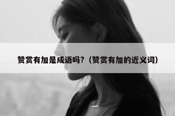 赞赏有加是成语吗?（赞赏有加的近义词） 第1张