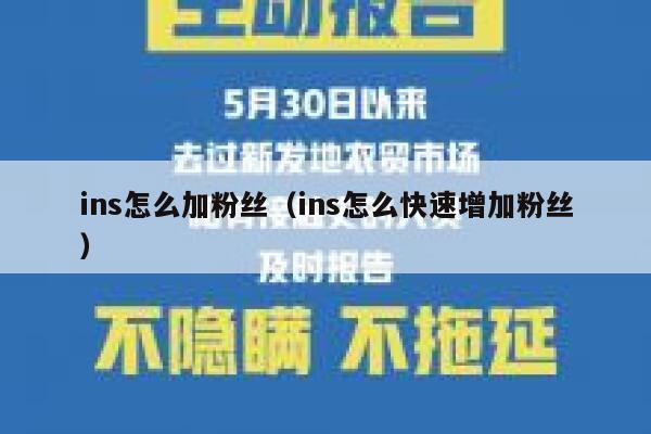 ins怎么加粉丝(ins怎么快速增加粉丝) 第1张 ins怎么加粉丝(ins怎么快速增加粉丝) 第1张