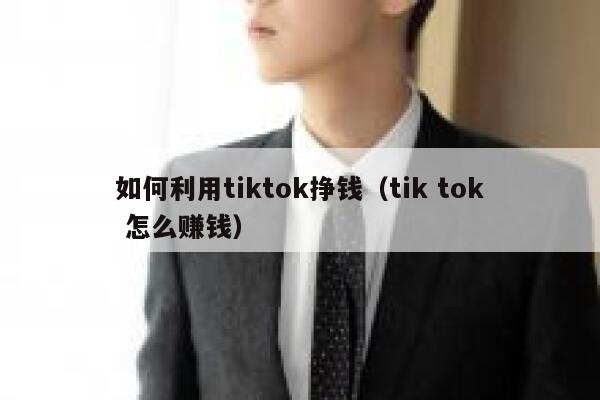 如何利用tiktok挣钱（tik tok 怎么赚钱） 第1张