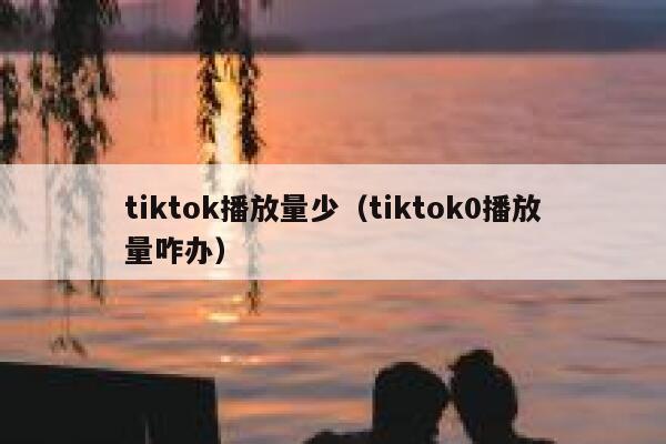 tiktok播放量少（tiktok0播放量咋办） 第1张
