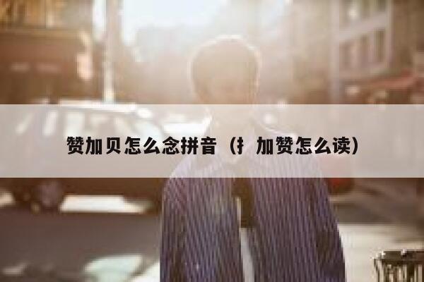 赞加贝怎么念拼音（扌加赞怎么读） 第1张