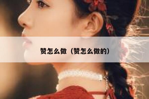 赞怎么做（赞怎么做的） 第1张