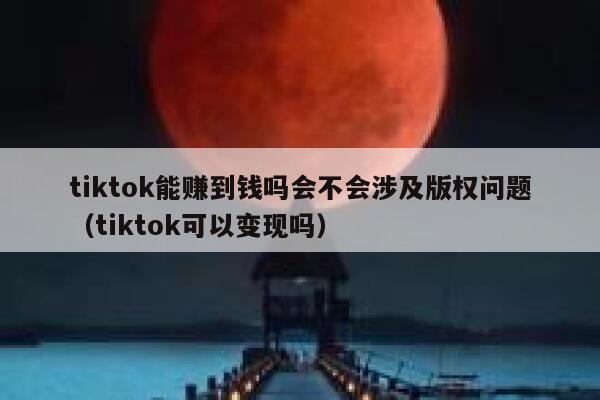 tiktok能赚到钱吗会不会涉及版权问题（tiktok可以变现吗） 第1张