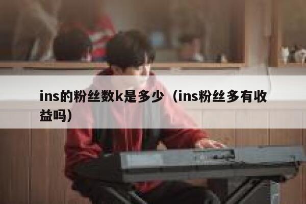 ins的粉丝数k是多少（ins粉丝多有收益吗） 第1张