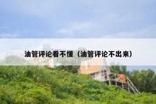 油管评论看不懂（油管评论不出来） 第1张