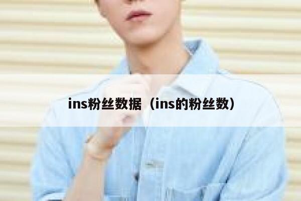 ins粉丝数据（ins的粉丝数） 第1张
