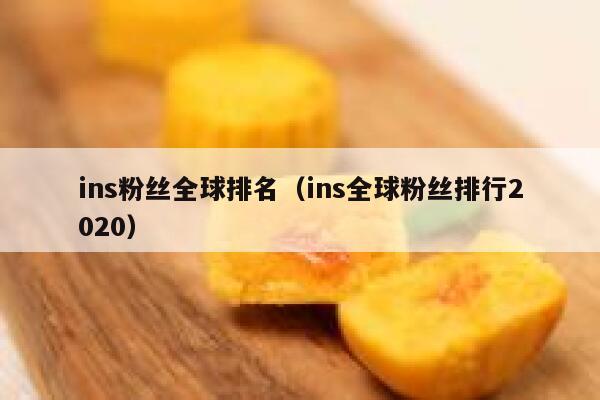 ins粉丝全球排名(ins全球粉丝排行2020) 第1张 ins粉丝全球排名(ins全球粉丝排行2020) 第1张