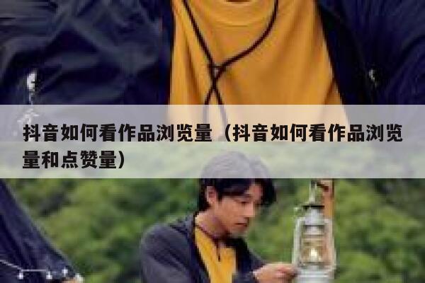 抖音如何看作品浏览量（抖音如何看作品浏览量和点赞量） 第1张