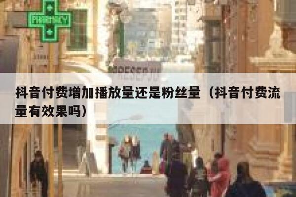 抖音付费增加播放量还是粉丝量(抖音付费流量有效果吗) 第1张 抖音付费增加播放量还是粉丝量(抖音付费流量有效果吗) 第1张