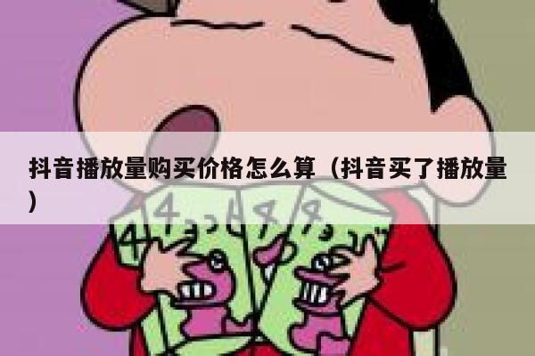 抖音播放量购买价格怎么算（抖音买了播放量） 第1张