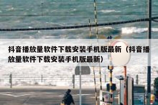 抖音播放量软件下载安装手机版最新（抖音播放量软件下载安装手机版最新） 第1张