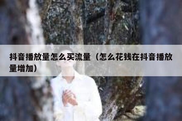 抖音播放量怎么买流量（怎么花钱在抖音播放量增加） 第1张
