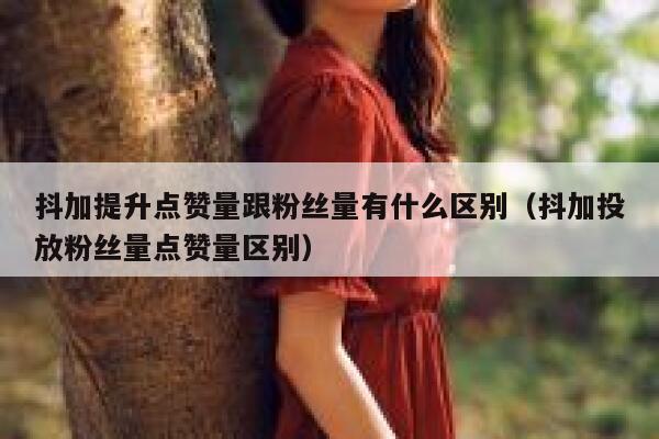 抖加提升点赞量跟粉丝量有什么区别（抖加投放粉丝量点赞量区别） 第1张