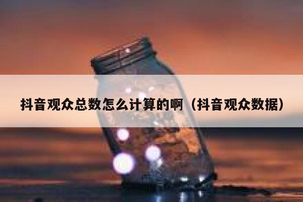 抖音观众总数怎么计算的啊（抖音观众数据） 第1张
