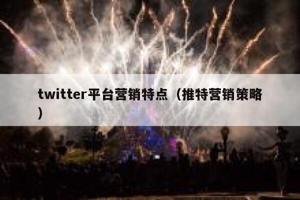twitter平台营销特点（推特营销策略） 第1张