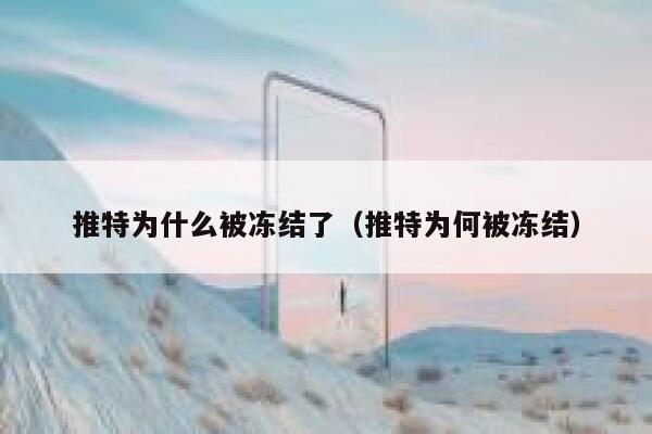 推特为什么被冻结了(推特为何被冻结) 第1张 推特为什么被冻结了(推特为何被冻结) 第1张